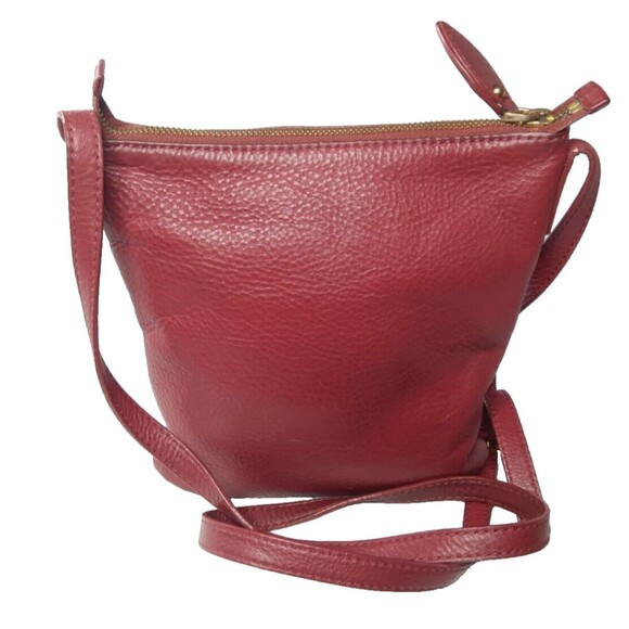 Max Mara Intrend Red Leather Crossbody Bag - Picture 3 of 10